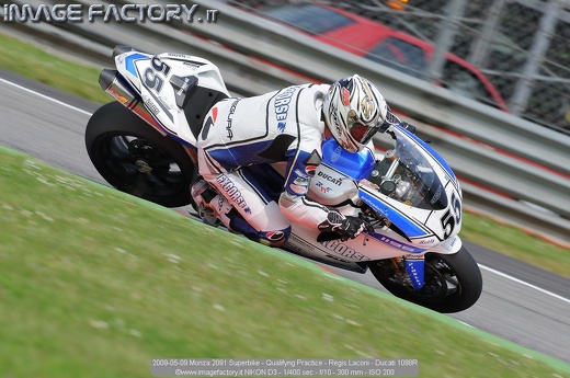 2009-05-09 Monza 2091 Superbike - Qualifyng Practice - Regis Laconi - Ducati 1098R